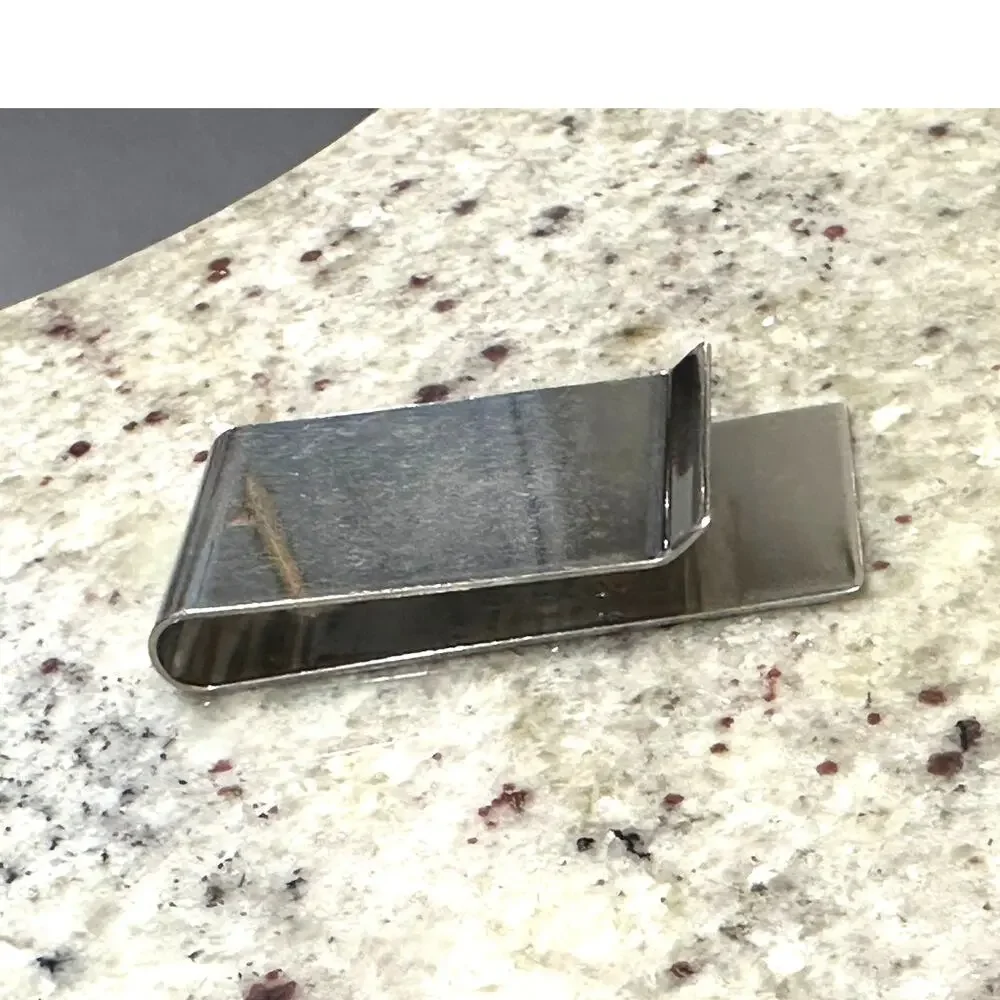 Authentic Gucci Diamantissima 925 Sterling Silver Money Clip Made in Italy